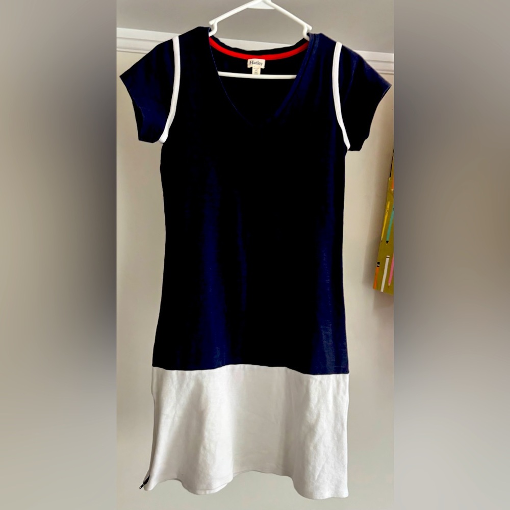 Hatley Navy and White Dress, Small